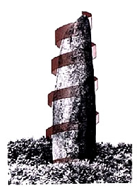 Energiespirale um Menhir